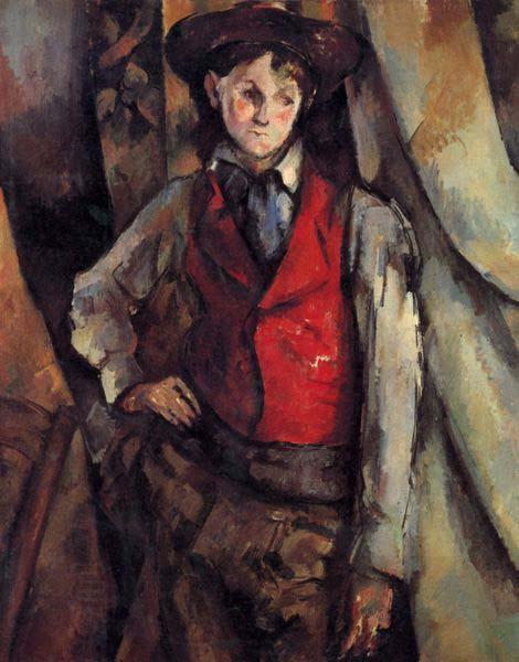 Paul Cezanne Boy in a Red Vest China oil painting art